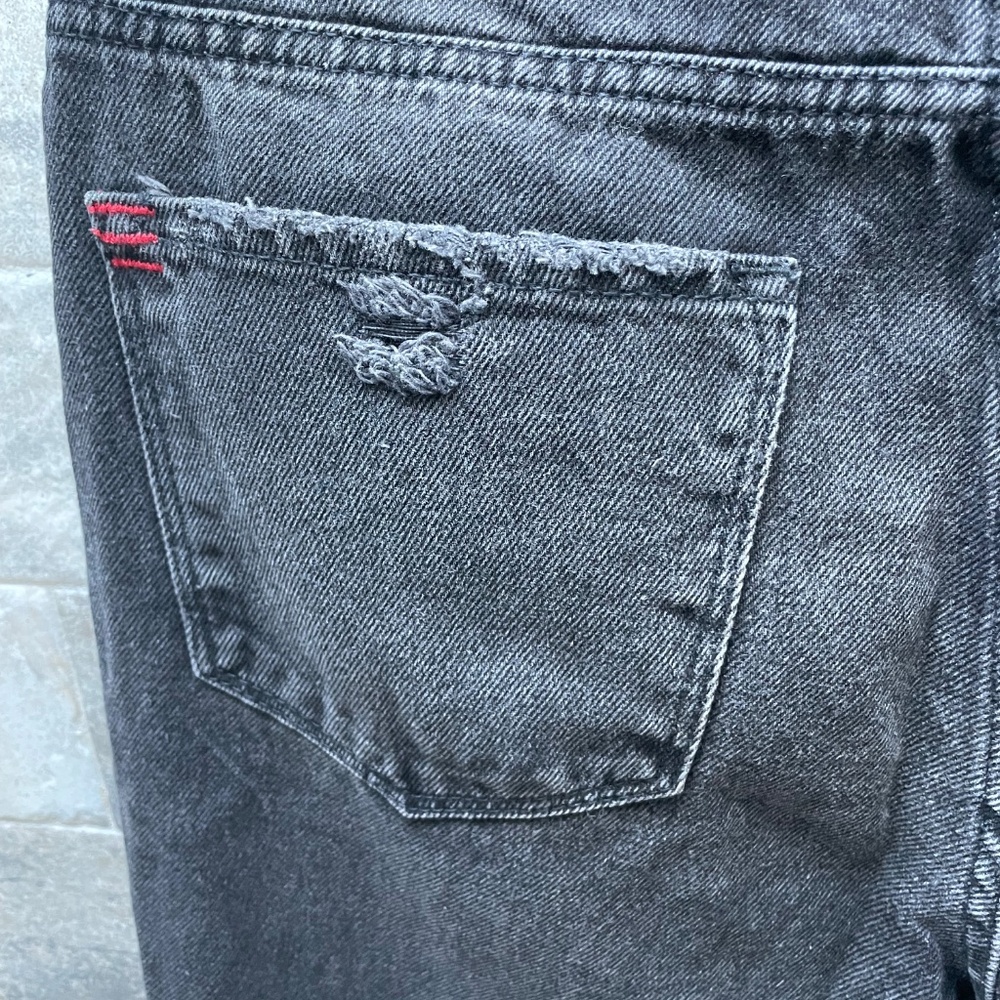 ❤️ URBAN OUTFITTERS BLACK DISTRESSED DENIM JEANS SIZE 26 - Picture 12 of 12